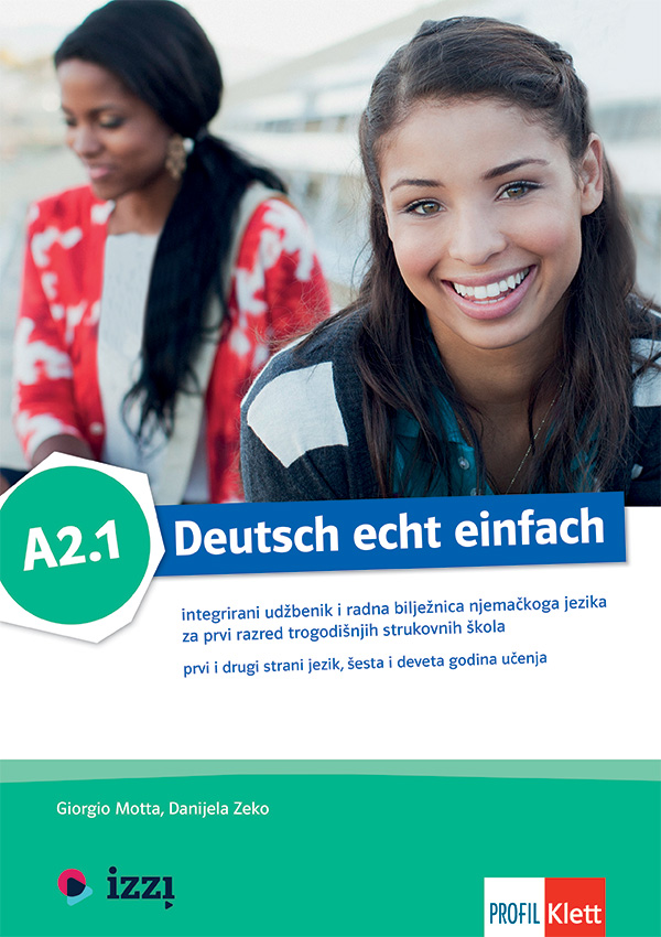 Deutsch Echt Einfach A2.1., integrirani udžbenik i radna bilježnica
