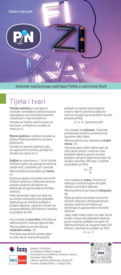 Pin iz fizike za osnovnu školu