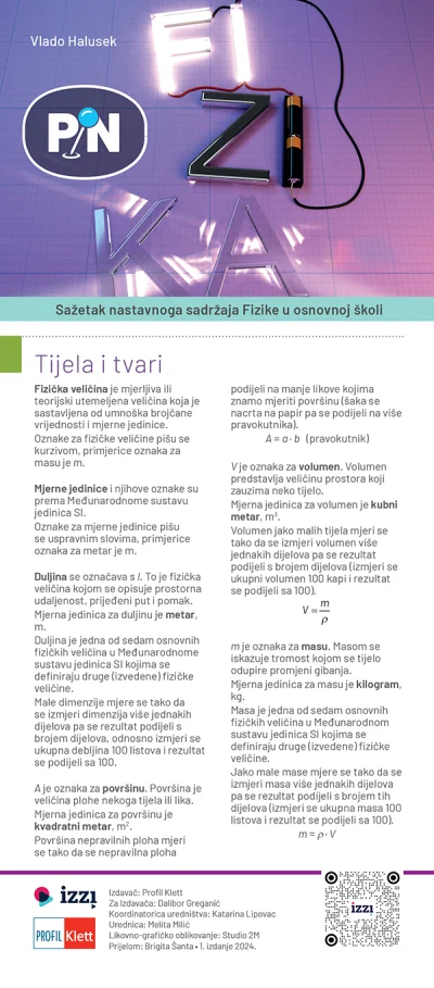 Pin iz fizike za osnovnu školu