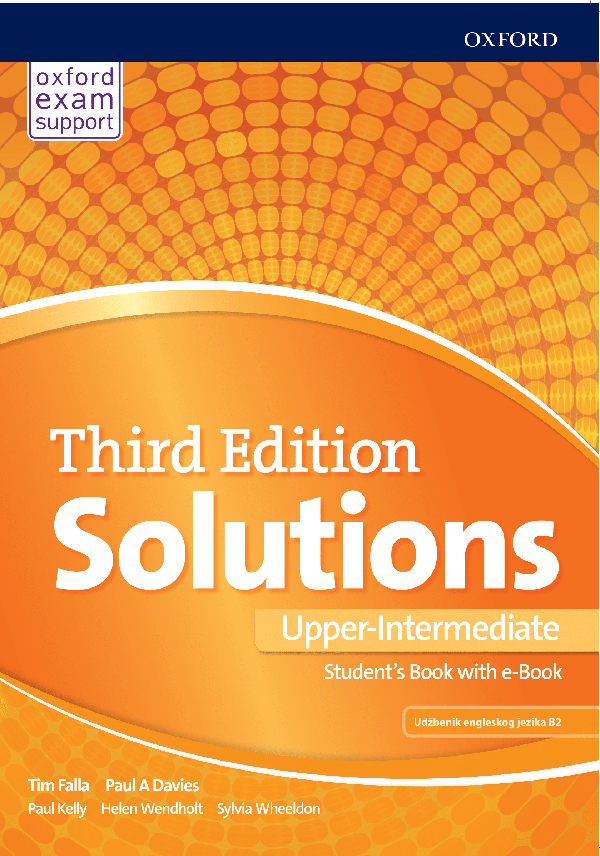 SOLUTIONS 3rd ED. UPPER INTERMEDIATE