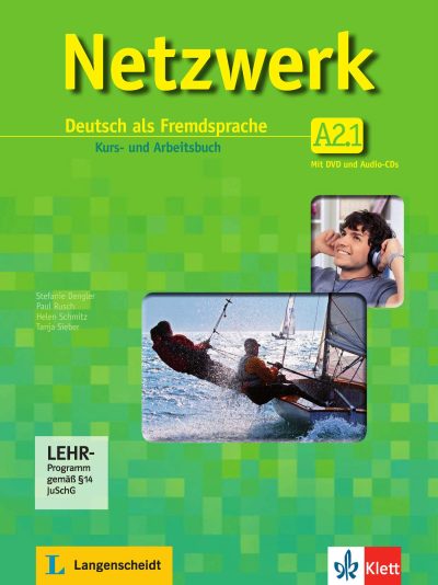 Netzwerk A2 Kurs-/Arbeitsbuch + Audios + DVD A2.1
