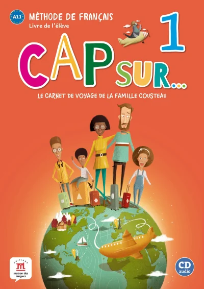 Cap Sur 1 udžbenik za francuski jezik u 4. razredu OŠ, 1.g učenja - hibridno izdanje