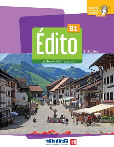 EDITO B1 3eme edition-Livre + Didierfle