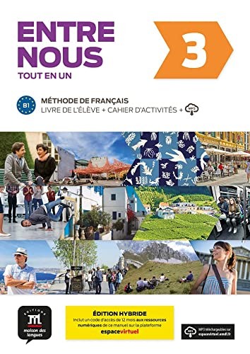 Entre nous 3 udžb.+radna za fran. j., 3. i/ili 4.razred gimn. (HR) - hybride