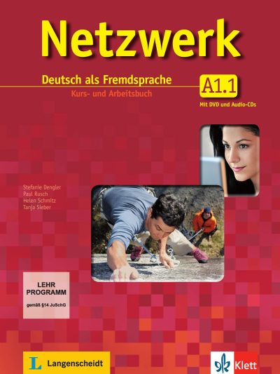 Netzwerk A1 Kurs-/Arbeitsbuch + Audios + DVD A1.1