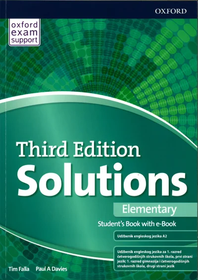 SOLUTIONS 3rd ED. ELEMENTARY SB (HR)