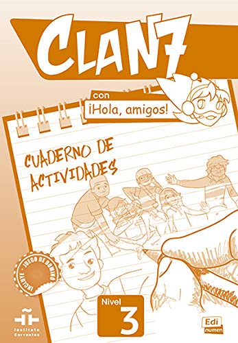 Clan7 con Hola, amigos! Nivel 4, radna bilježnica za španj, 7. r., 4. god. učenj
